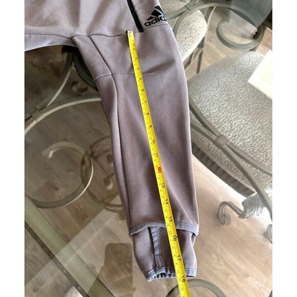 Adidas Hooded Full-Zip Sweatshirt Jacket Gray Size L - Picture 3 of 6